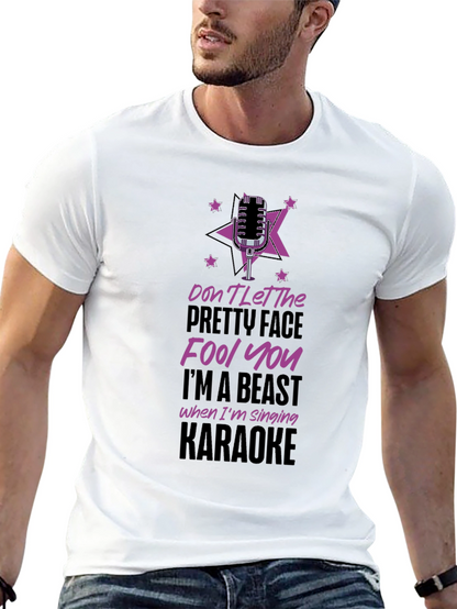 Karaoke Beast T-Shirt - Funny Singer Tee
