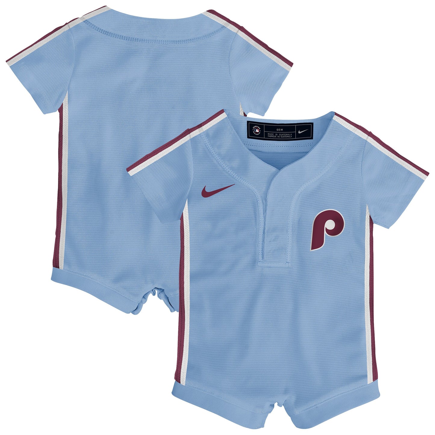 Philadelphia Phillies Nike Infant Alternate Replica Romper Jersey - Light Blue