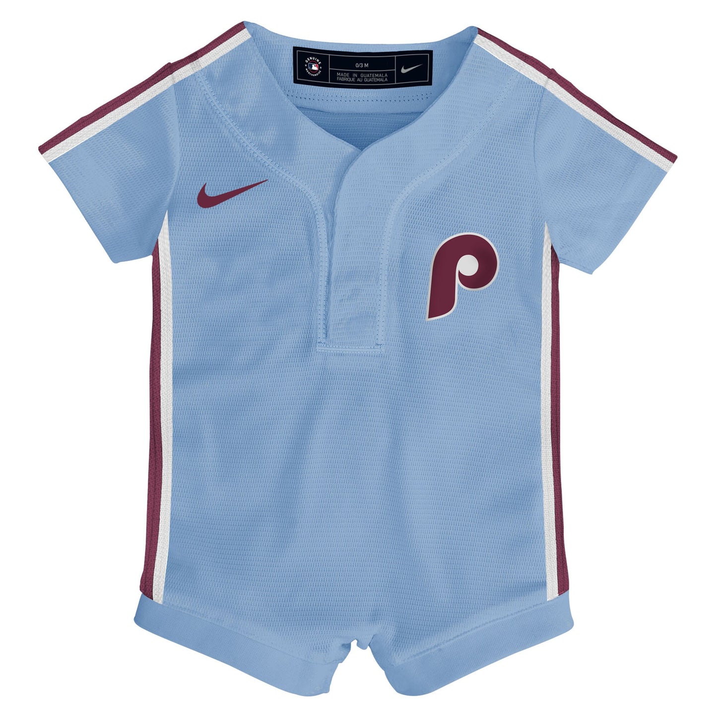 Philadelphia Phillies Nike Infant Alternate Replica Romper Jersey - Light Blue