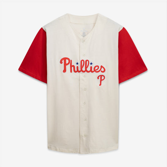 Philadelphia Phillies Profile Big &amp;amp; Tall Two-Color Fashion Jersey - Cream/Red
