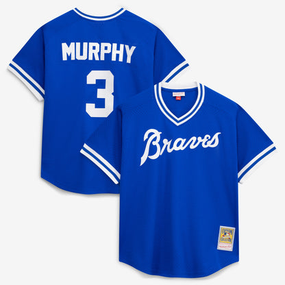 Dale Murphy Atlanta Braves Mitchell &amp;amp; Ness Authentic Batting Practice Jersey - Royal