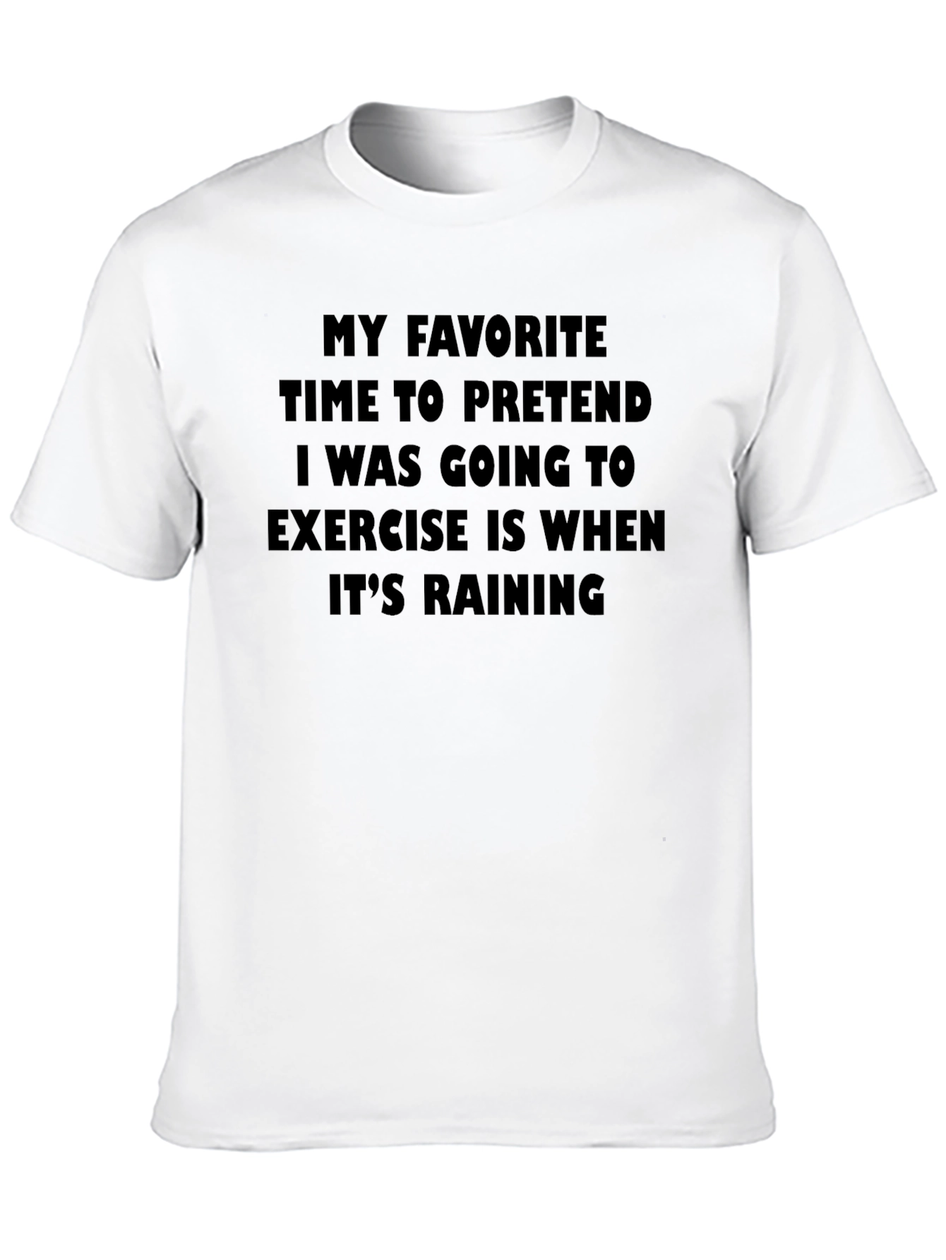 Funny Exercise Rain T-Shirt