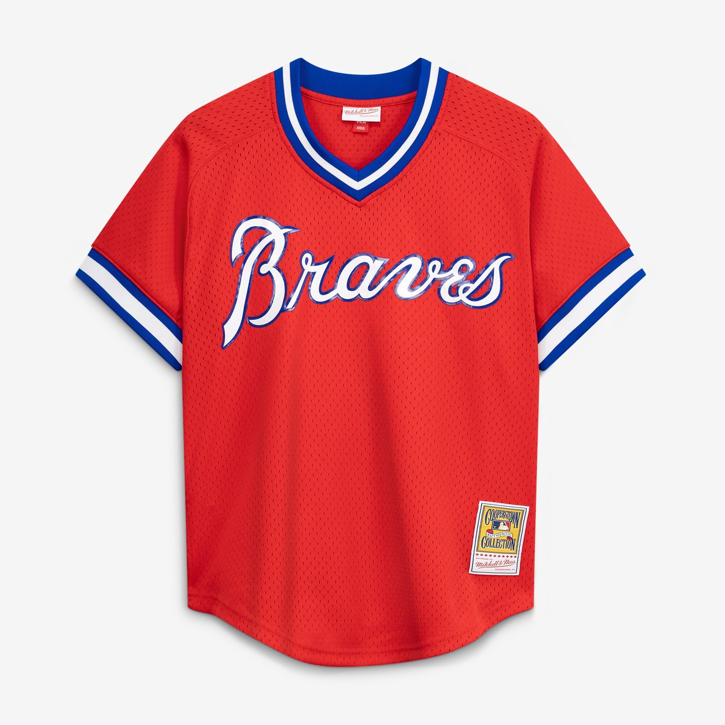 Dale Murphy Atlanta Braves Mitchell &amp;amp; Ness Cooperstown Collection Mesh Batting Practice Jersey - Red