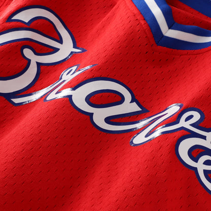 Dale Murphy Atlanta Braves Mitchell &amp;amp; Ness Cooperstown Collection Mesh Batting Practice Jersey - Red