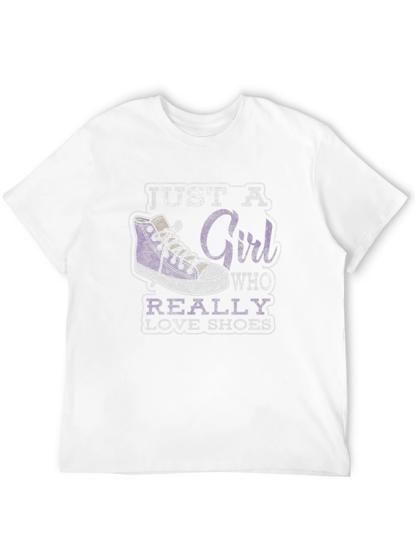 Just a Girl Who Really Loves Shoes Graphic Tee