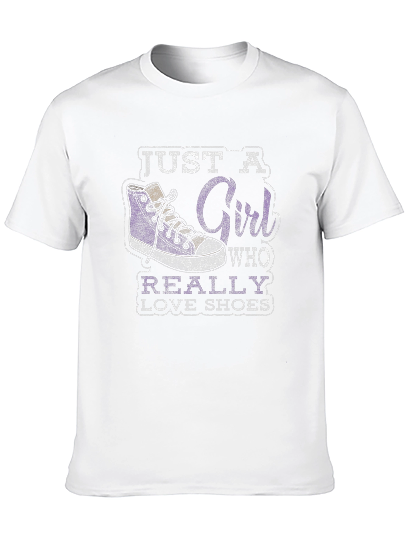 Just a Girl Who Really Loves Shoes Graphic Tee