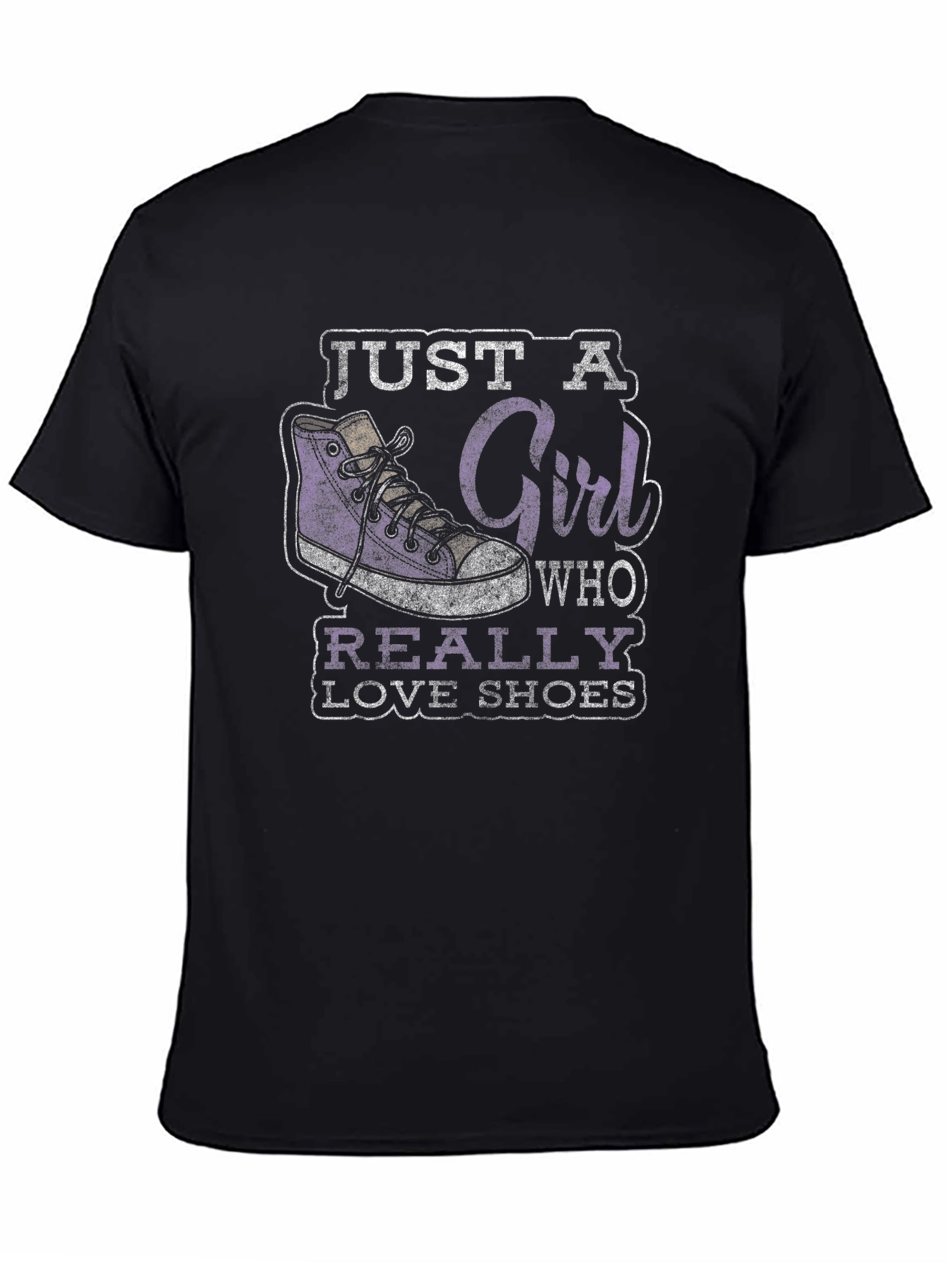 Just a Girl Who Really Loves Shoes Graphic Tee