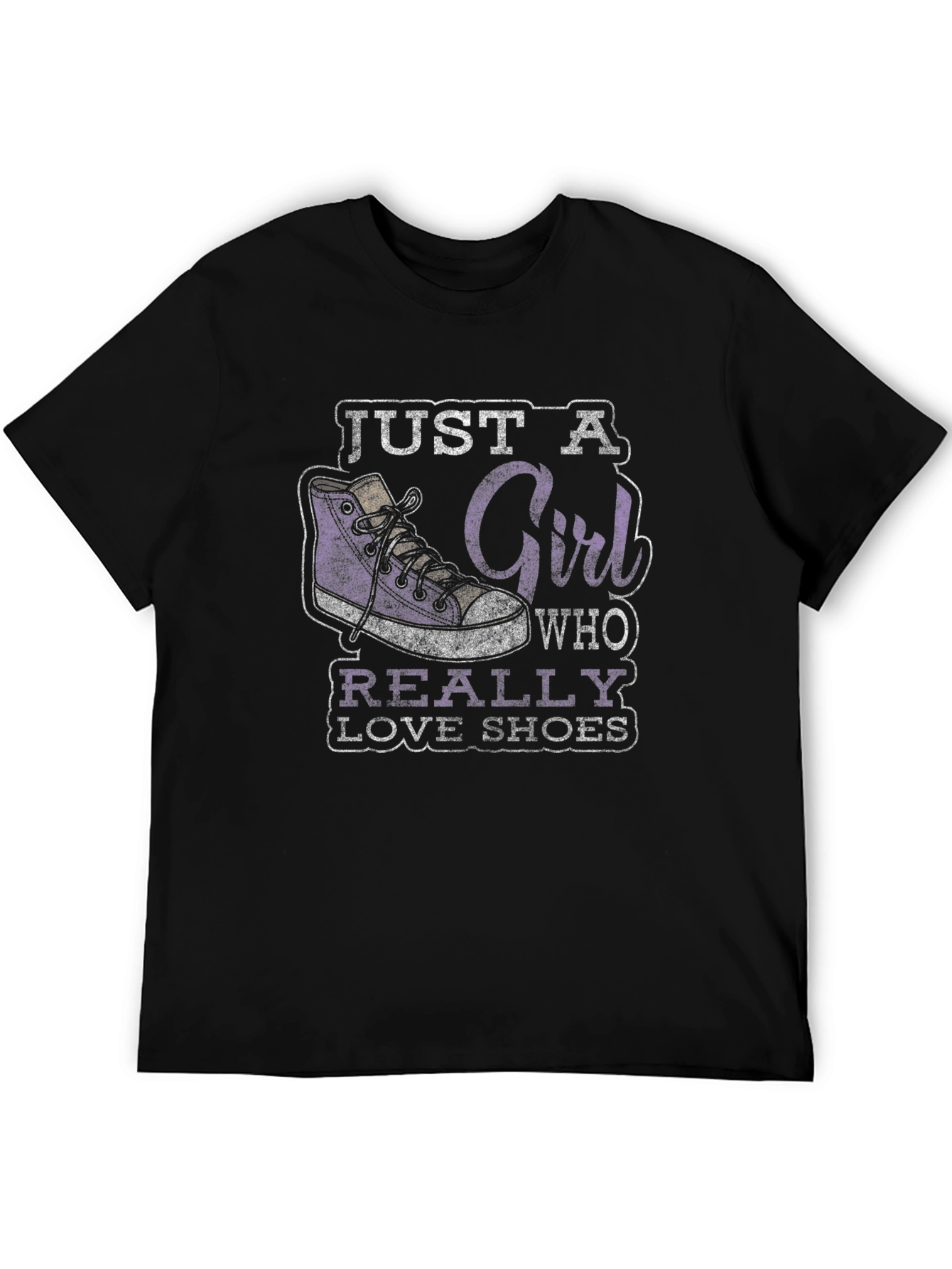 Just a Girl Who Really Loves Shoes Graphic Tee