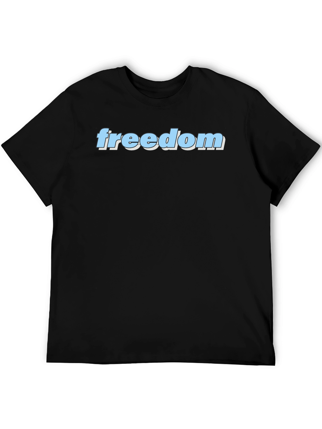 Freedom T-Shirt - Black Graphic Tee