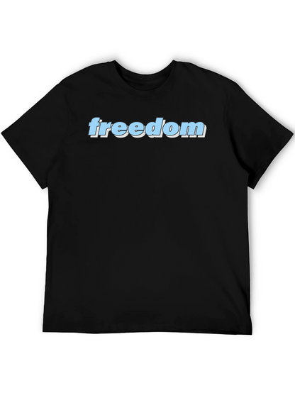 Freedom T-Shirt - Black Graphic Tee