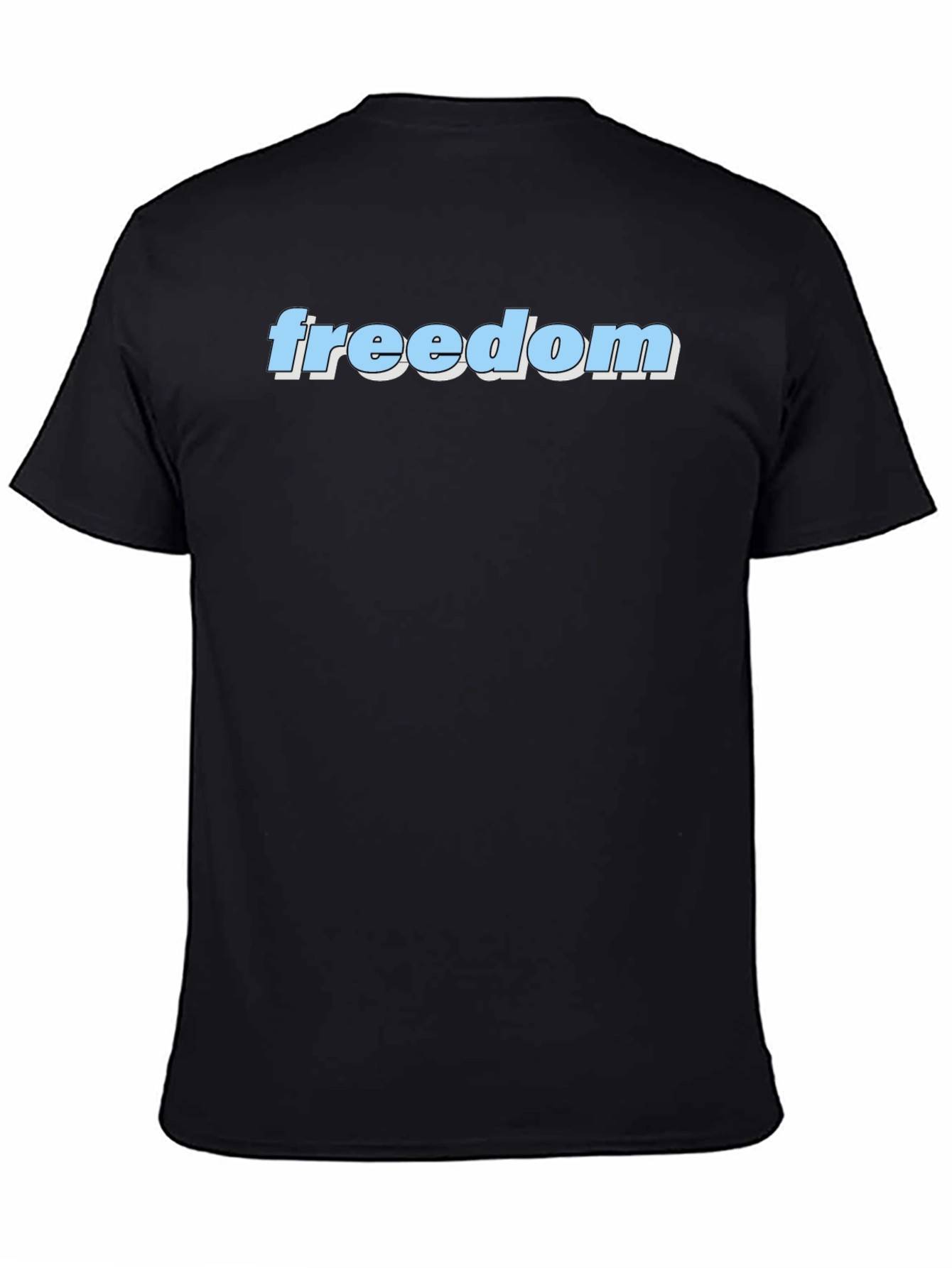Freedom T-Shirt - Black Graphic Tee