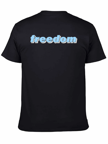 Freedom T-Shirt - Black Graphic Tee