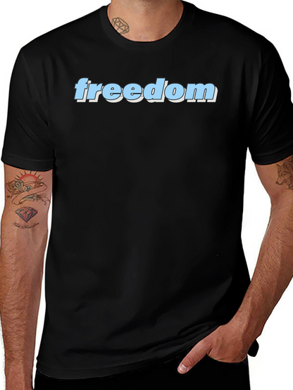 Freedom T-Shirt - Black Graphic Tee