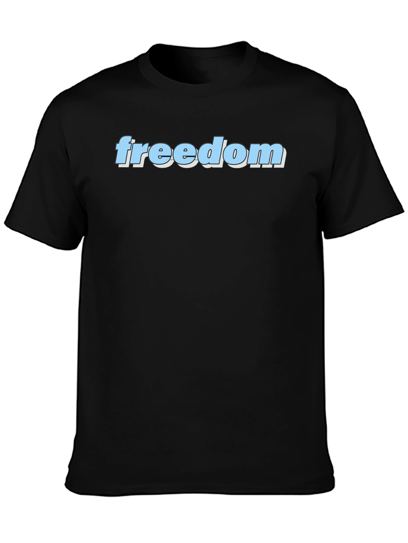 Freedom T-Shirt - Black Graphic Tee