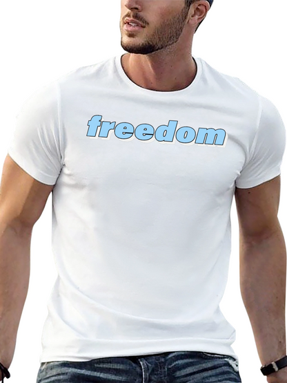 Freedom T-Shirt - Black Graphic Tee