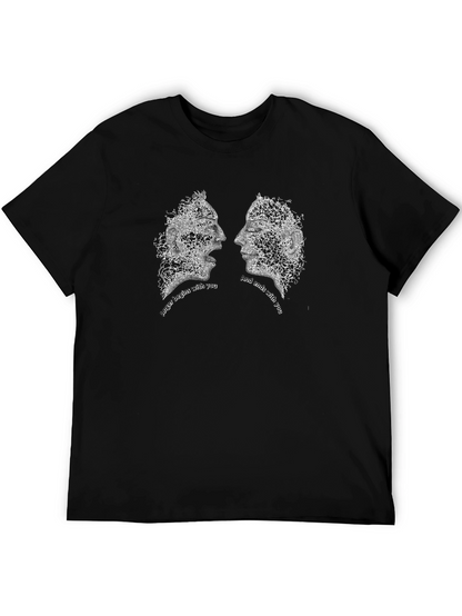 Abstract Faces Graphic Tee - Together T-Shirt