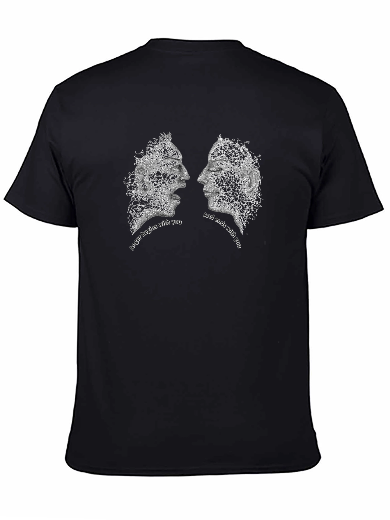 Abstract Faces Graphic Tee - Together T-Shirt