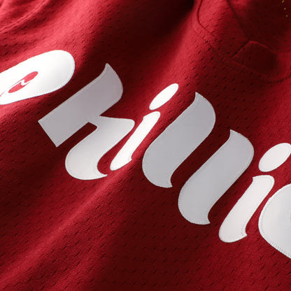 Darren Daulton Philadelphia Phillies Mitchell &amp;amp; Ness Authentic Batting Practice Jersey - Scarlet