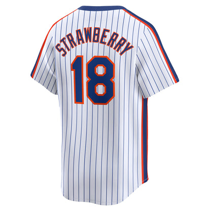 Darryl Strawberry New York Mets Nike Throwback Cooperstown Limited Jersey - Navy