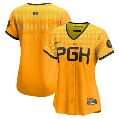 Pittsburgh Pirates Nike Women's City Connect Limited Jersey - Gold