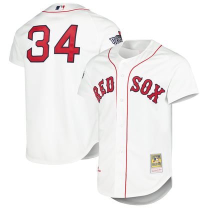 David Ortiz Boston Red Sox Mitchell &amp;amp; Ness Cooperstown Collection Authentic Jersey - White