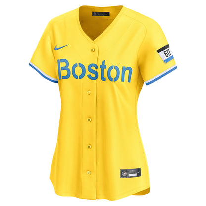 David Ortiz Boston Red Sox Nike Women's City Connect Retired Player Jersey - Gold