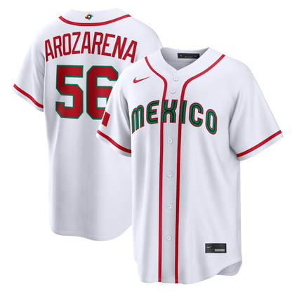 Randy Arozarena Mexico Baseball Nike 2026 World Baseball Classic Home Stadium Jersey - White