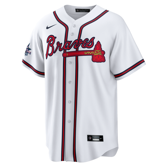 Deion Sanders Atlanta Braves Nike Home Retired Player Replica Jersey - White