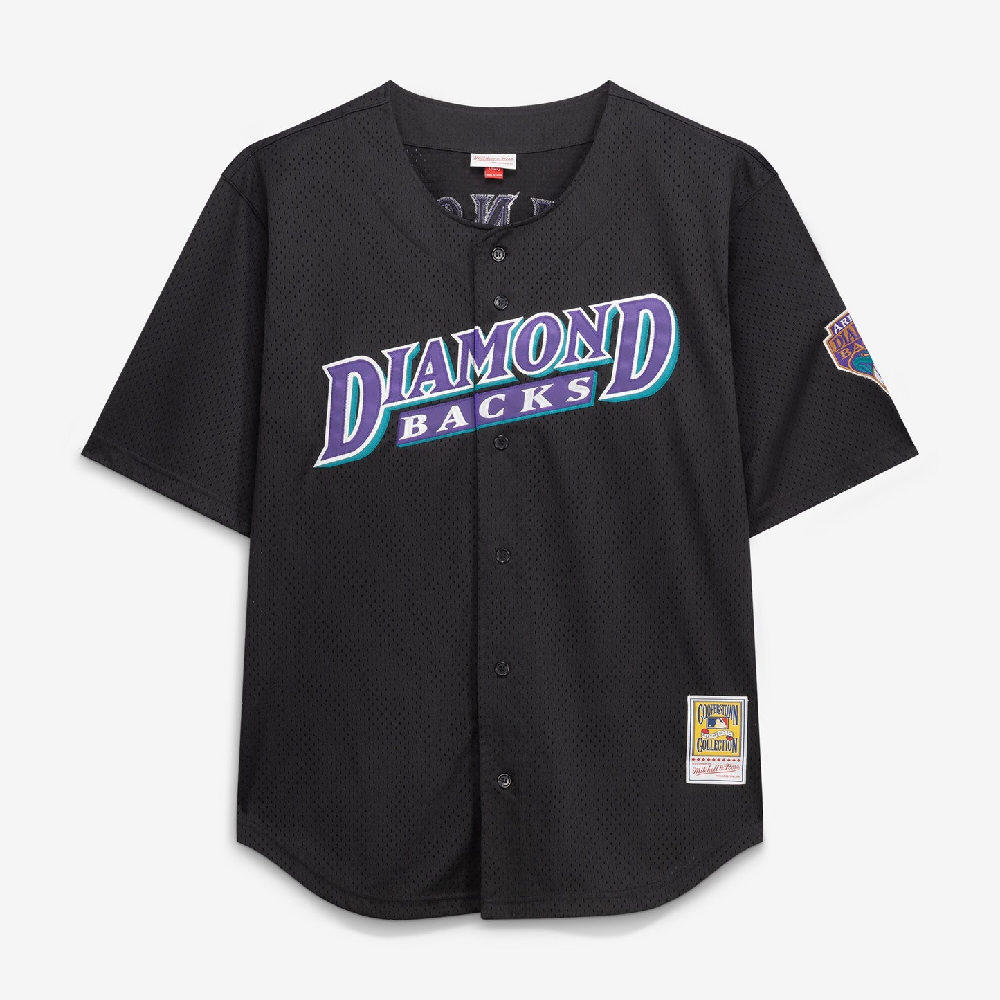 Randy Johnson Arizona Diamondbacks Mitchell &amp;amp; Ness Big &amp;amp; Tall Cooperstown Mesh Batting Practice Jersey - Black