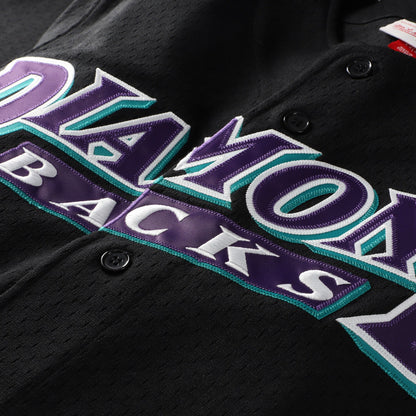 Randy Johnson Arizona Diamondbacks Mitchell &amp;amp; Ness Big &amp;amp; Tall Cooperstown Mesh Batting Practice Jersey - Black