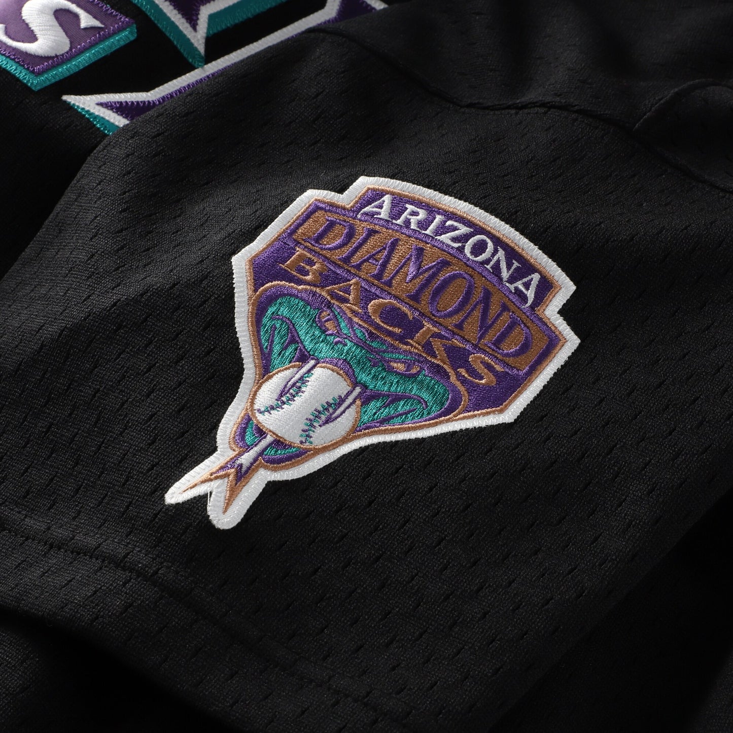 Randy Johnson Arizona Diamondbacks Mitchell &amp;amp; Ness Big &amp;amp; Tall Cooperstown Mesh Batting Practice Jersey - Black