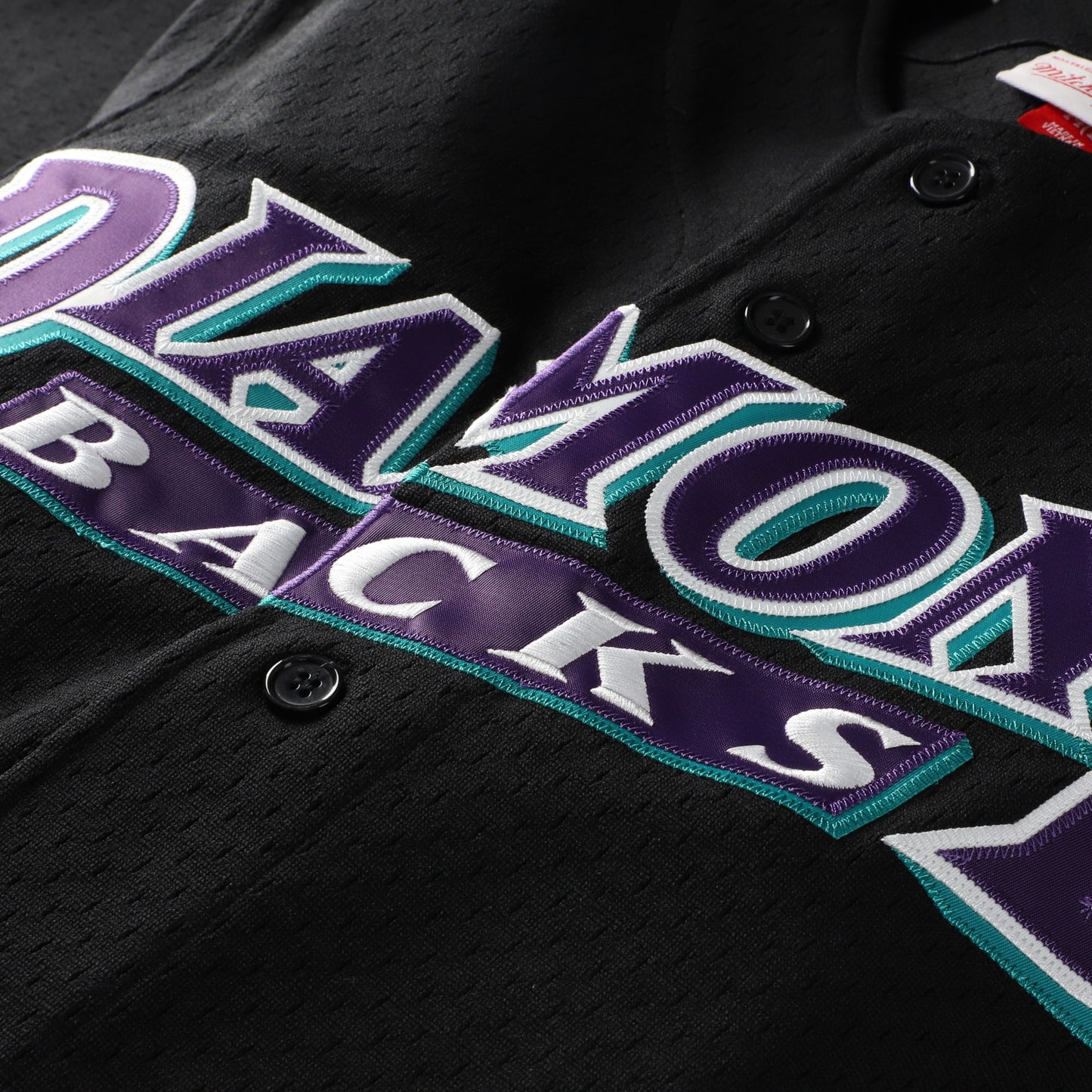 Randy Johnson Arizona Diamondbacks Mitchell &amp;amp; Ness Cooperstown Collection Mesh Batting Practice Button-Up Jersey - Black