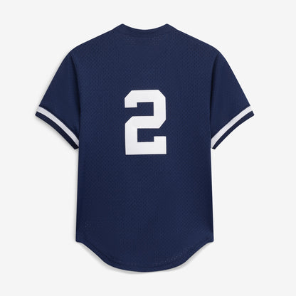 Derek Jeter New York Yankees Mitchell &amp;amp; Ness Authentic Batting Practice Jersey - Navy