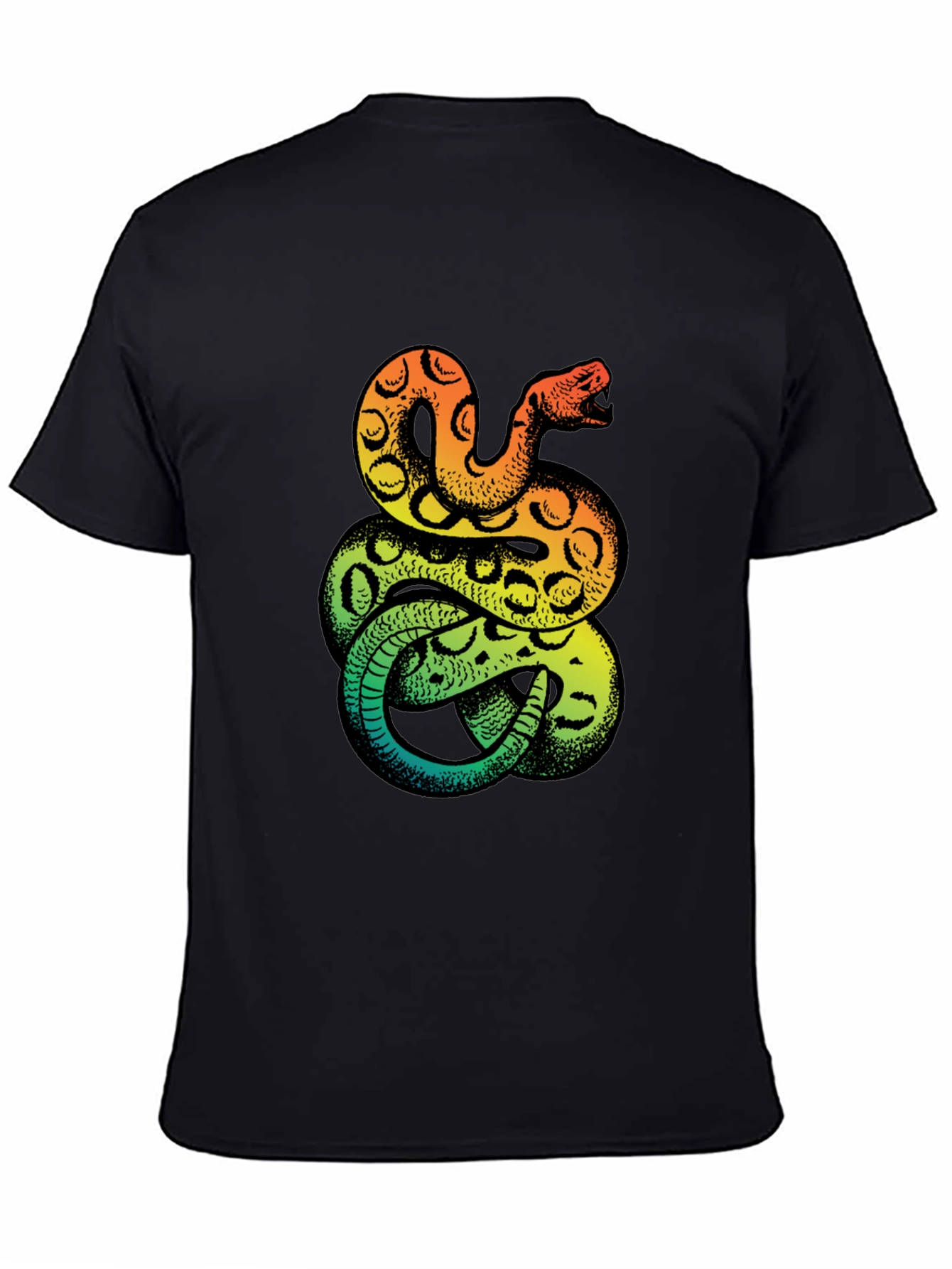 Snake Print T-Shirt - Bold Graphic Tee