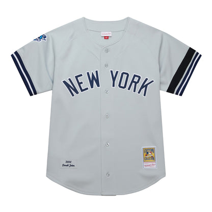Derek Jeter New York Yankees Mitchell &amp;amp; Ness Cooperstown Collection 2000 World Series Authentic Jersey - Gray