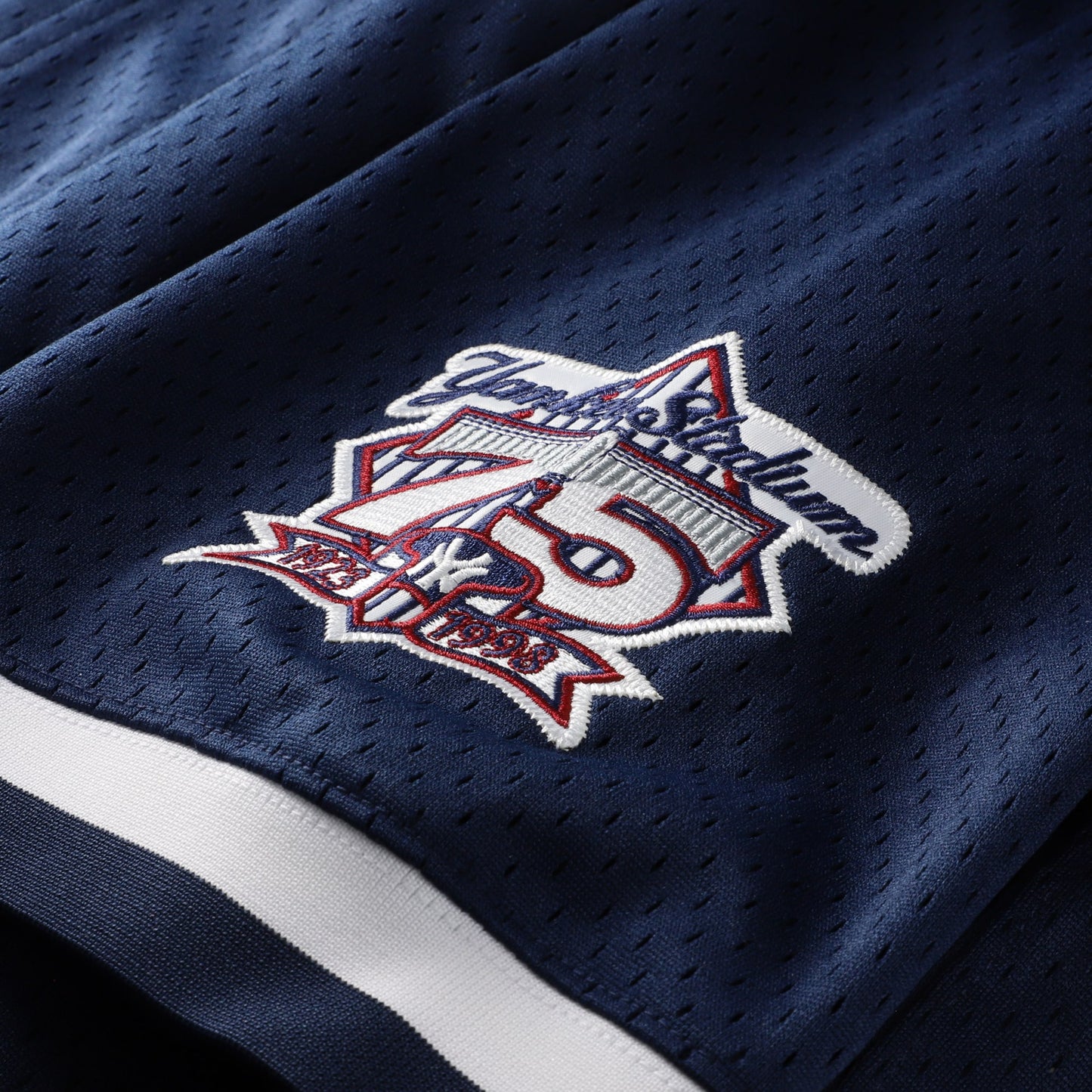 Derek Jeter New York Yankees Mitchell &amp;amp; Ness Cooperstown Collection Mesh Batting Practice Button-Up Jersey - Navy