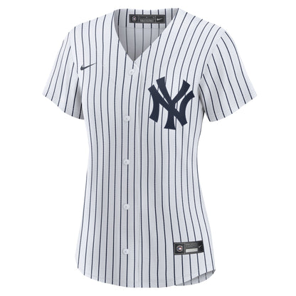 Derek Jeter New York Yankees Nike Women's Home Replica Player Name Jersey - White/Navy