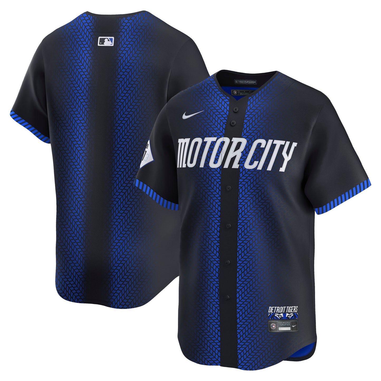 Detroit Tigers Nike City Connect Limited Jersey - Blue