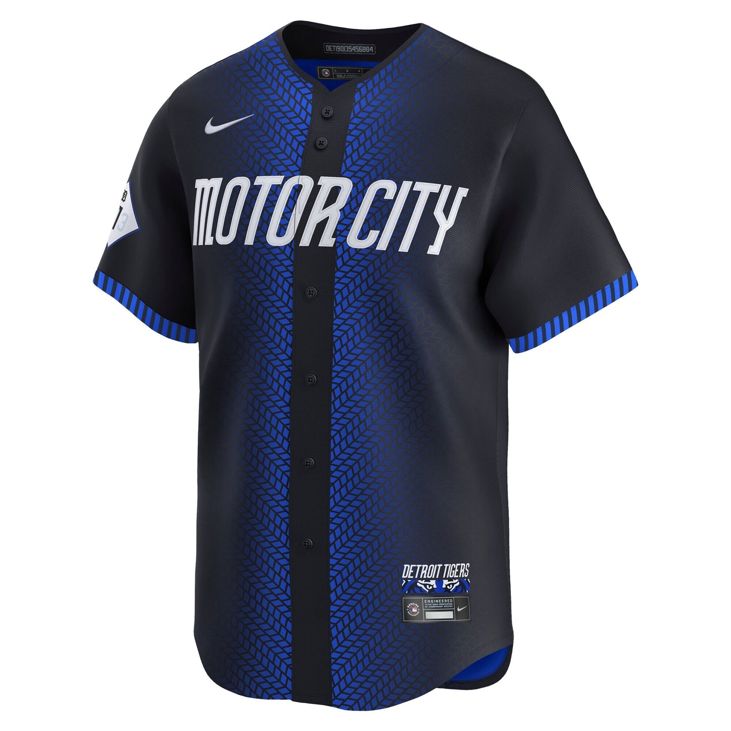 Detroit Tigers Nike City Connect Limited Jersey - Blue