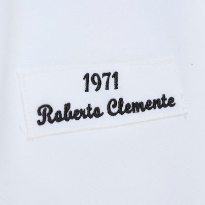 Roberto Clemente Pittsburgh Pirates Mitchell &amp;amp; Ness Cooperstown Collection Authentic Jersey - White