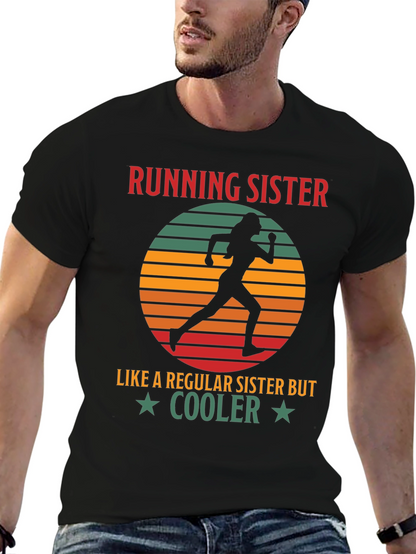 Running Sister Graphic Tee - Regular Sister But Cooler
