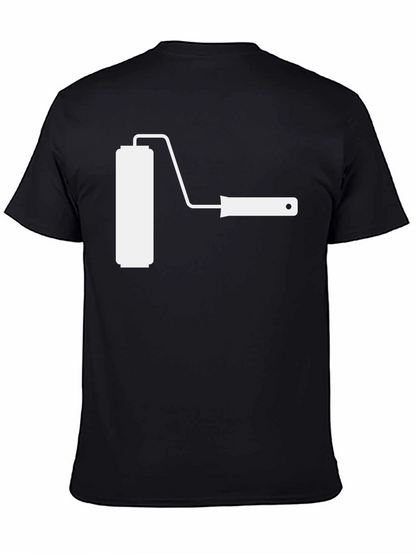 Paint Roller Graphic T-Shirt - Painter DIY Tee