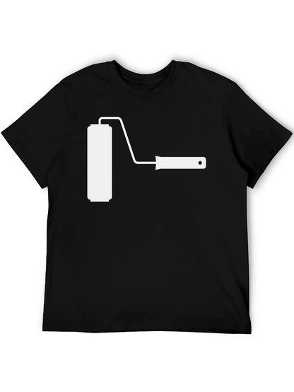 Paint Roller Graphic T-Shirt - Painter DIY Tee