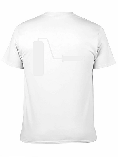 Paint Roller Graphic T-Shirt - Painter DIY Tee
