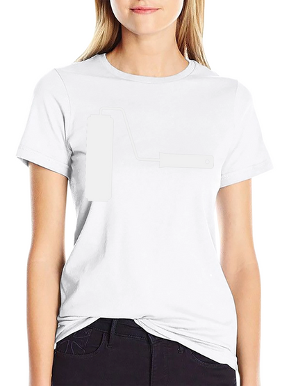 Paint Roller Graphic T-Shirt - Painter DIY Tee