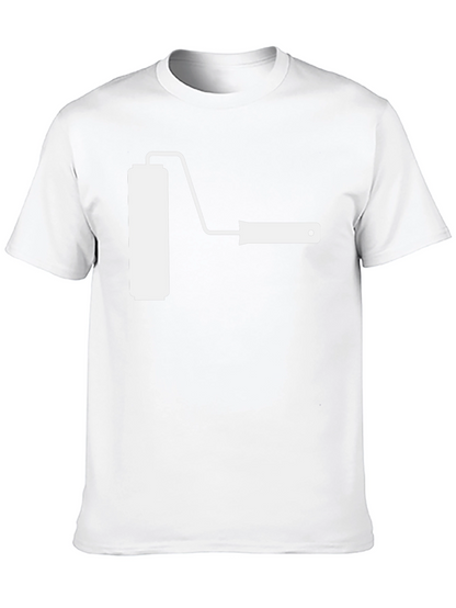 Paint Roller Graphic T-Shirt - Painter DIY Tee