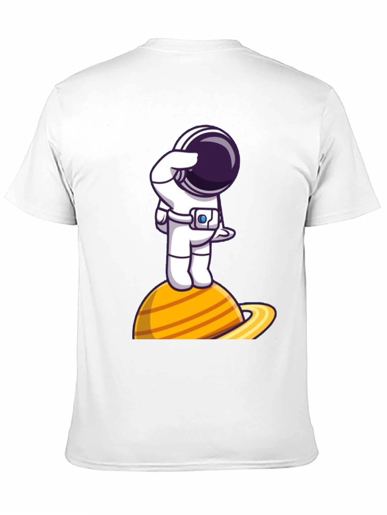 Astronaut on Saturn Graphic Tee