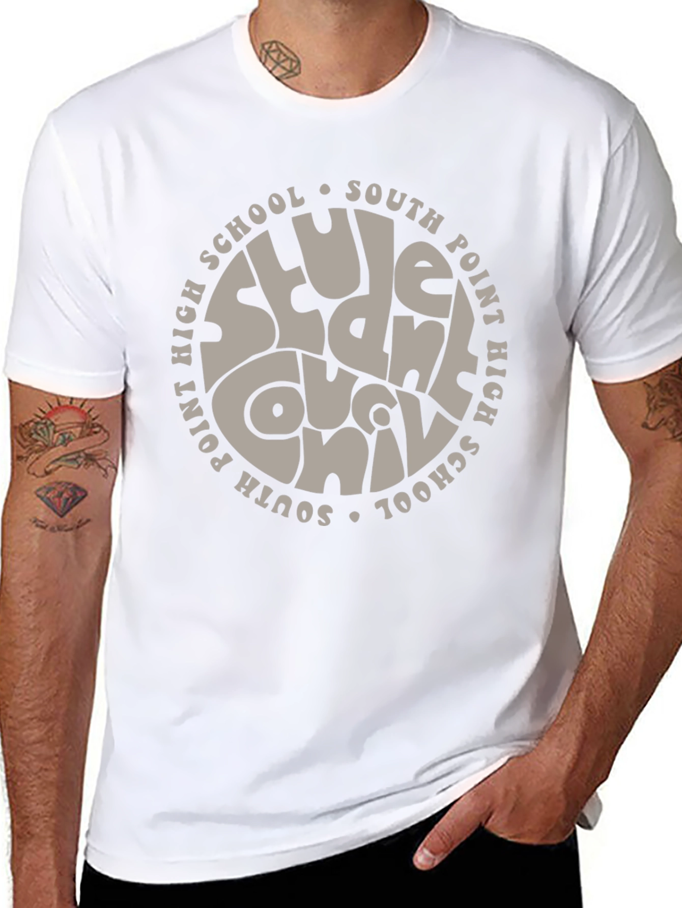 South Point High School Student Crew T-Shirt