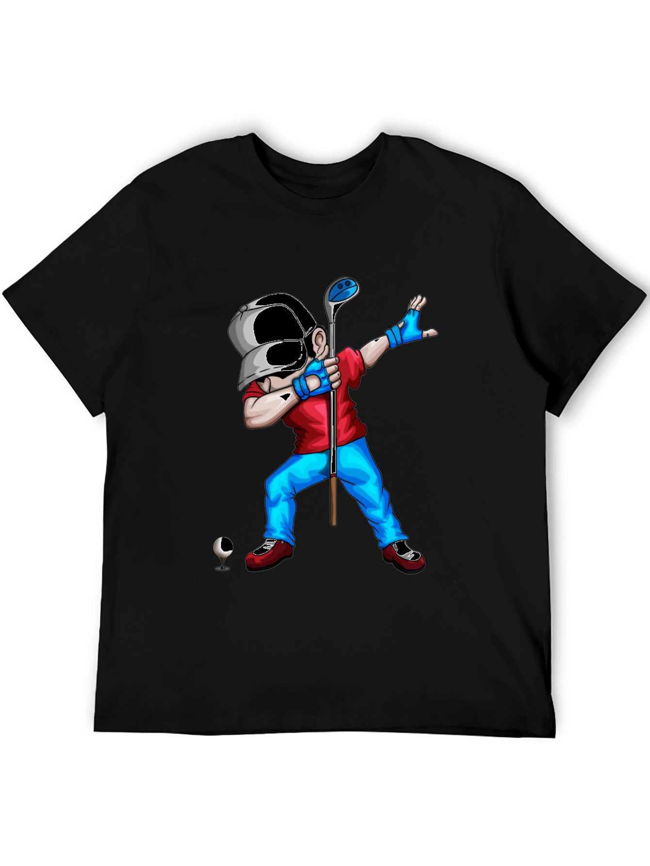 Dabbing Golfer Graphic Tee - Unique Style
