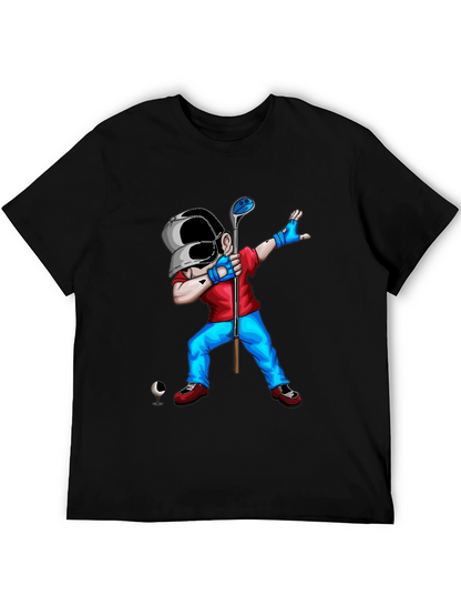 Dabbing Golfer Graphic Tee - Unique Style